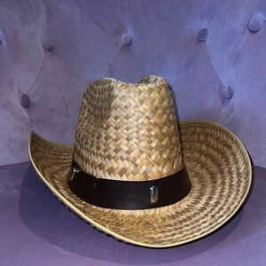 STRAW COWBOY HAT
